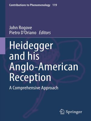 cover image of Heidegger and his Anglo-American Reception